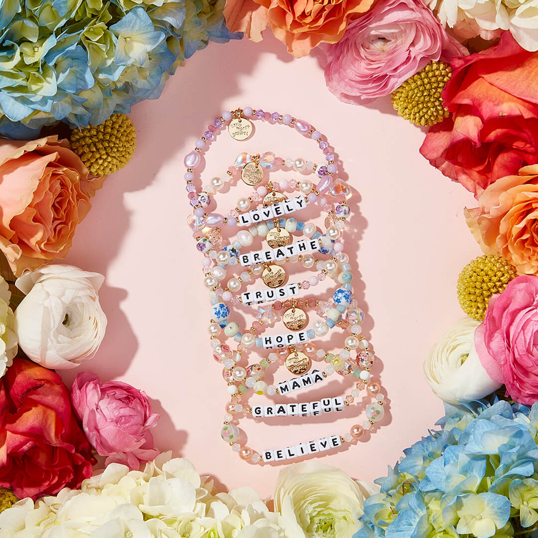 Garden Party Beaded Bracelets