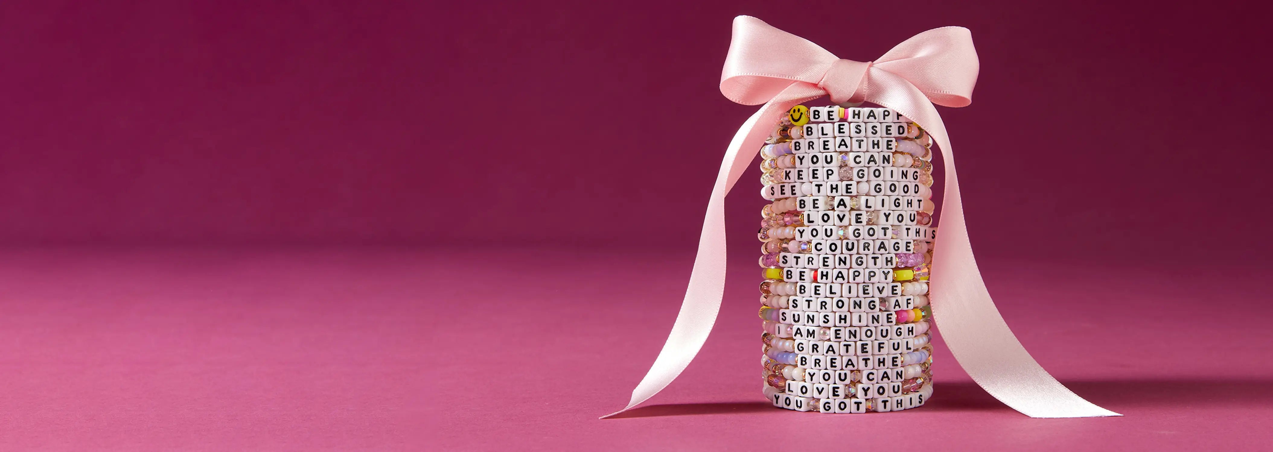 Beaded Word Bracelets