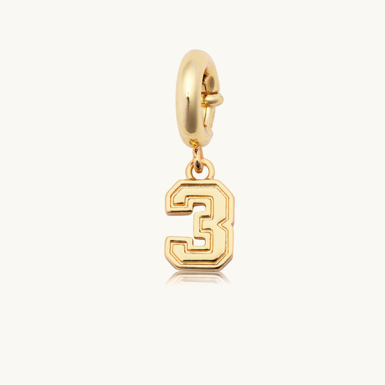 Varsity Number 3 Charm