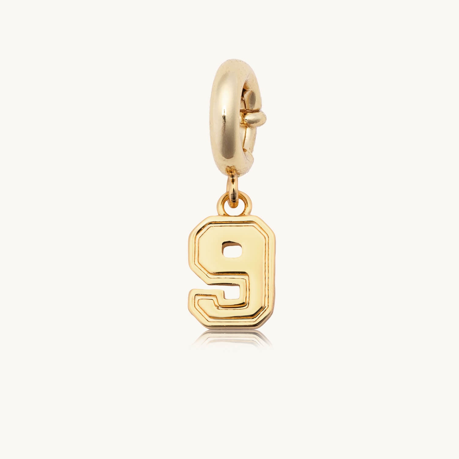 Varsity Number 9 Charm