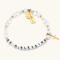 Be a Blessing Bracelet with a gold cross charm
