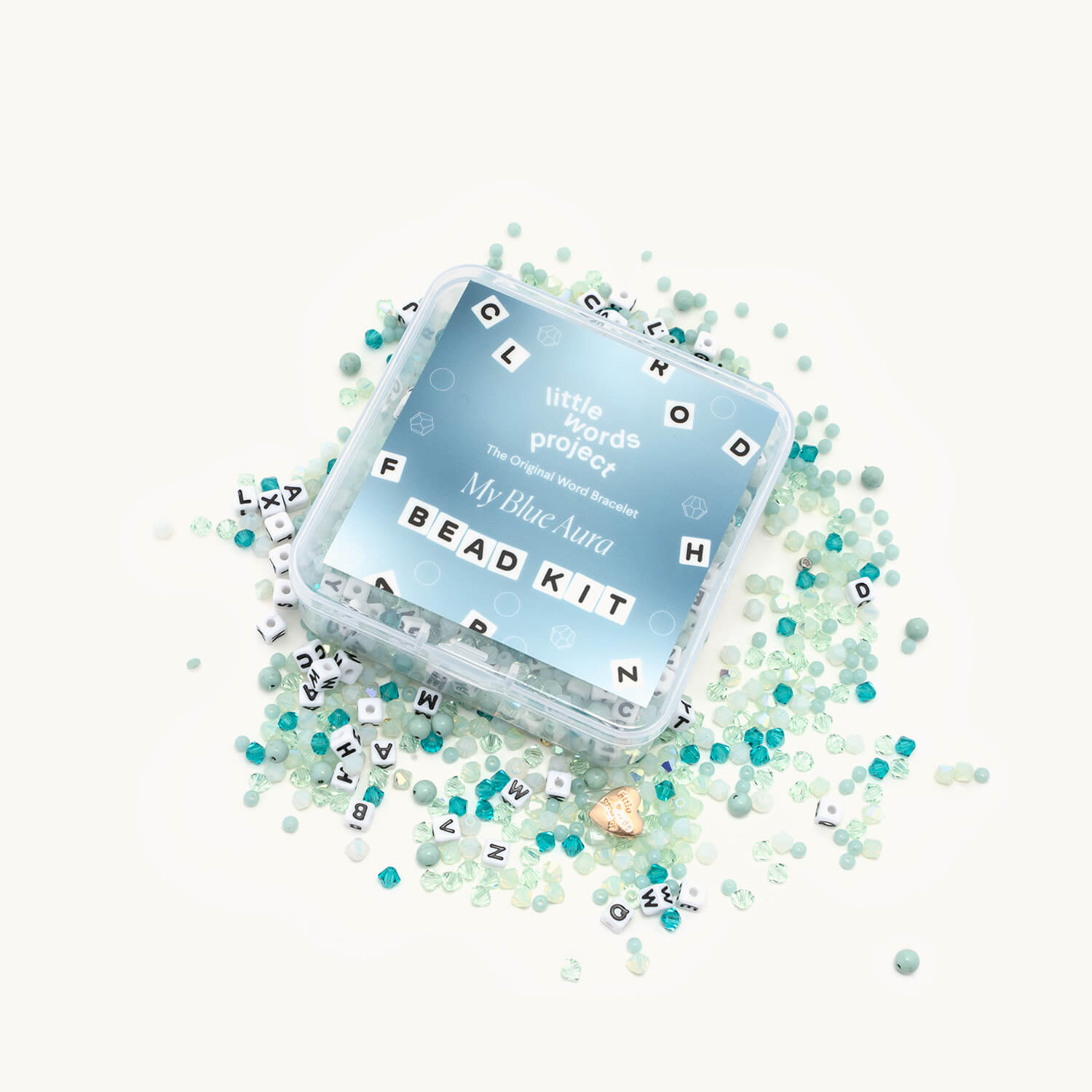 Blue Aura Bead Kit beads