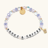Books & Coffee Charm Bracelet Set