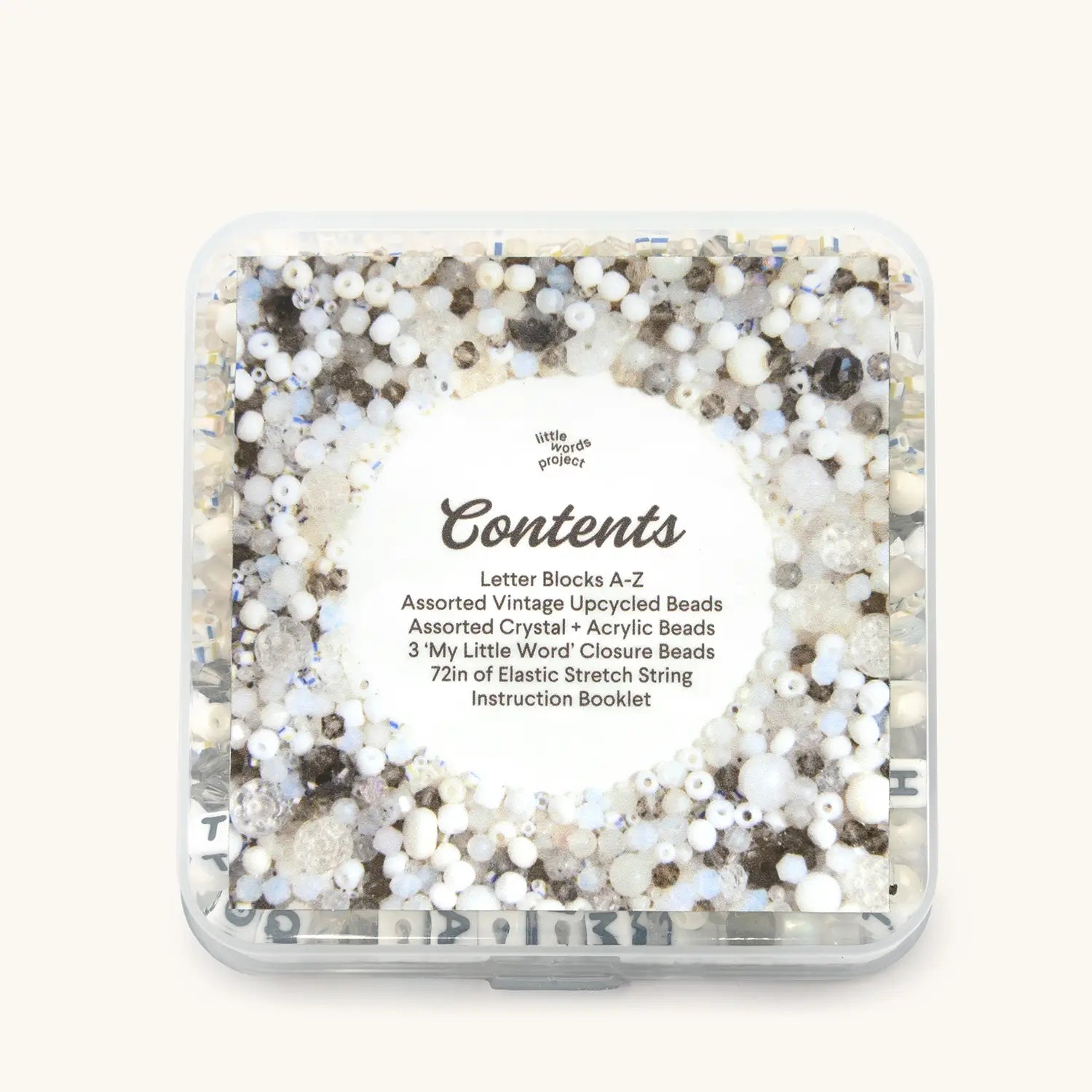 Cloud Nine Bead Kit — back of packaged bead kit showing instructions and details