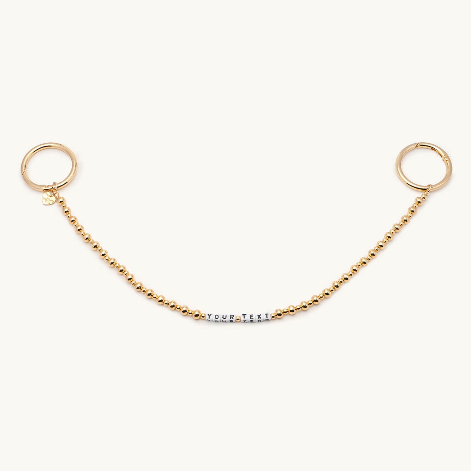 Custom Gold Bubbles Bag Chain