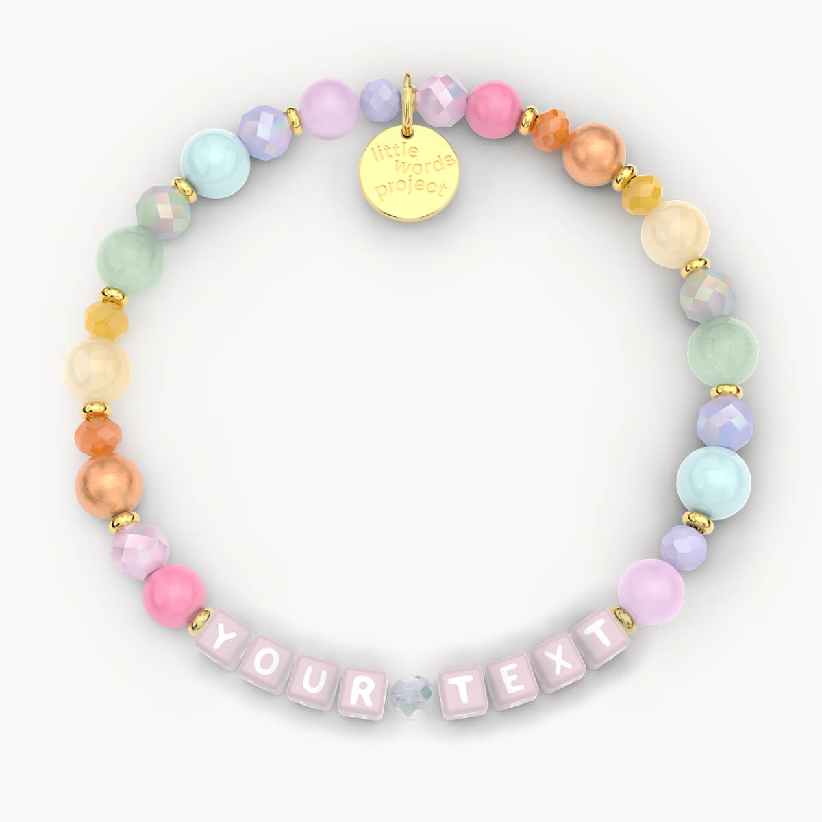 Dreamy Rays Custom with Pink Letters