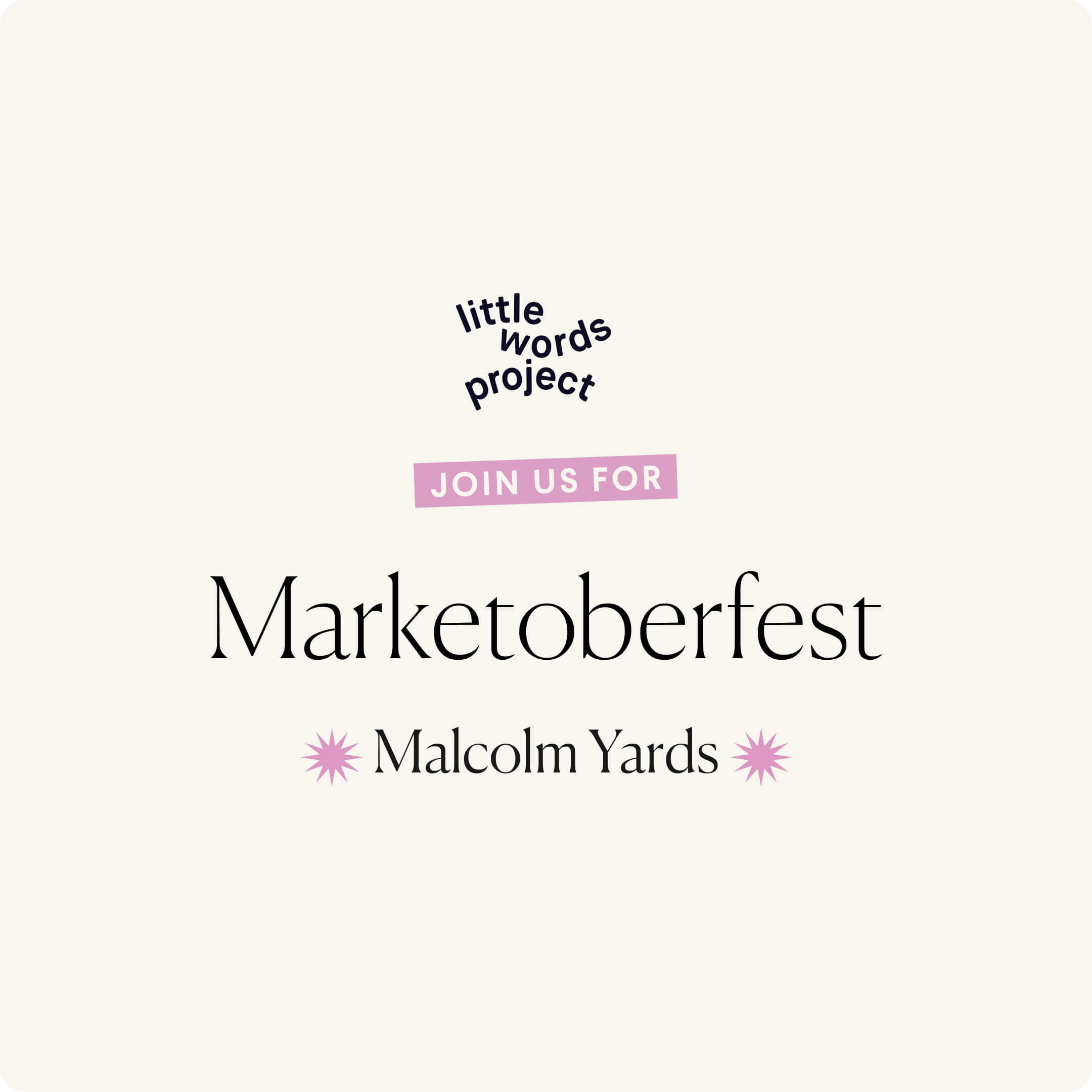 Marketoberfest x LWP Bead Bar