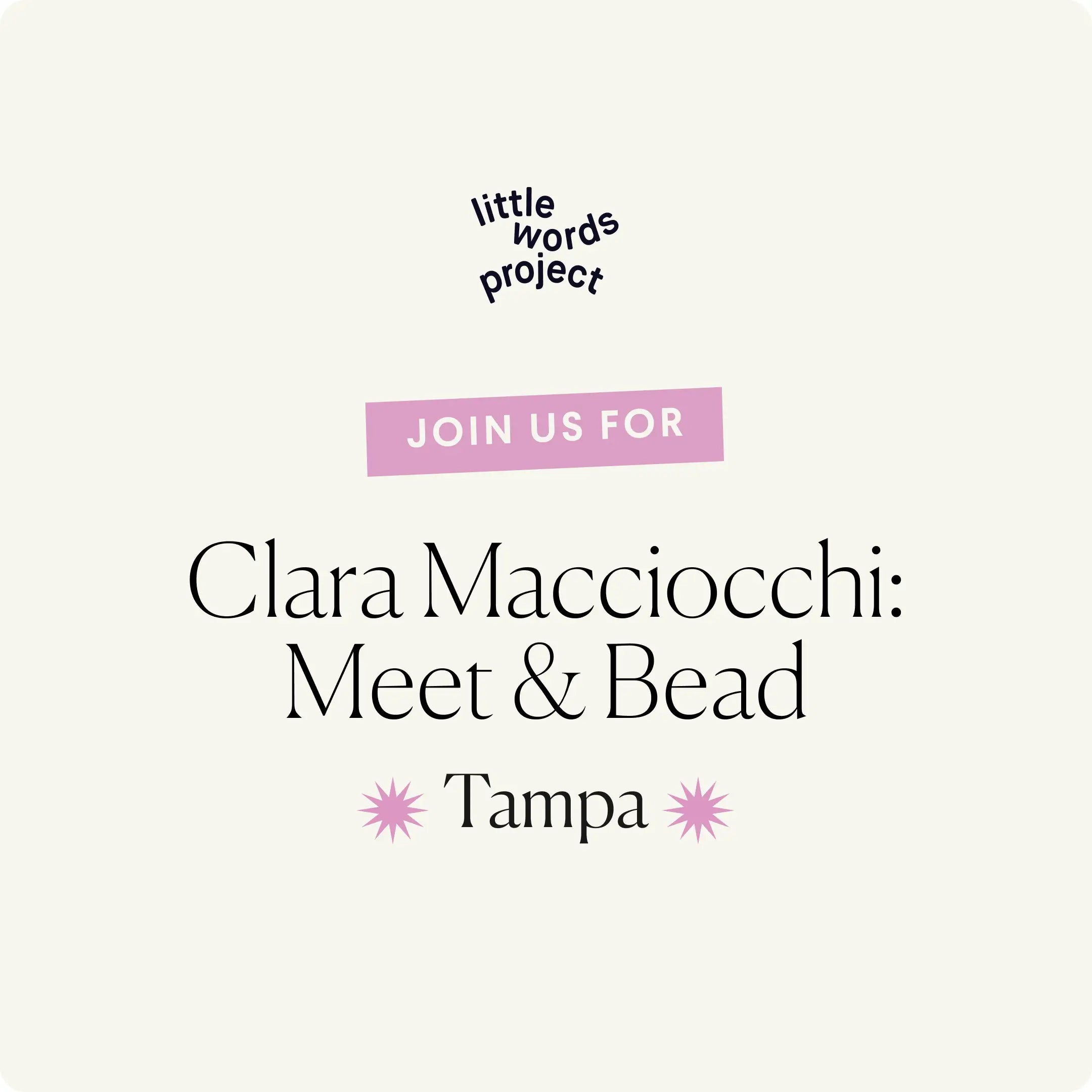 Clara Macciocchi Meet & Greet