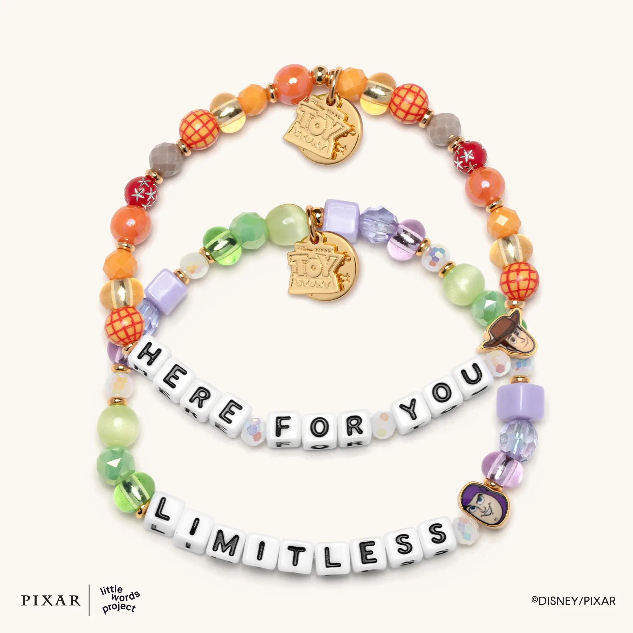 Woody & Buzz Lightyear Bracelet Set- Pixar's Toy Story