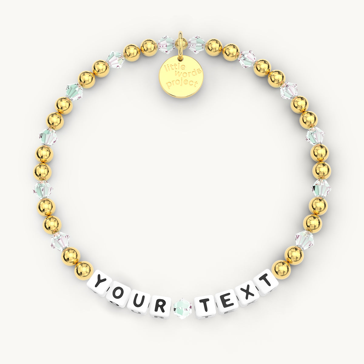 Custom Golden Hour Beaded Bracelet Little Words Project