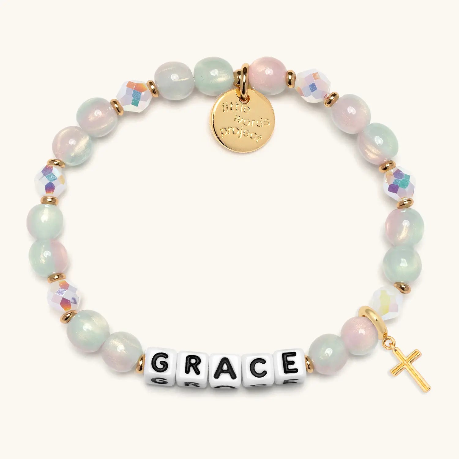 Grace bracelet with cross charm
