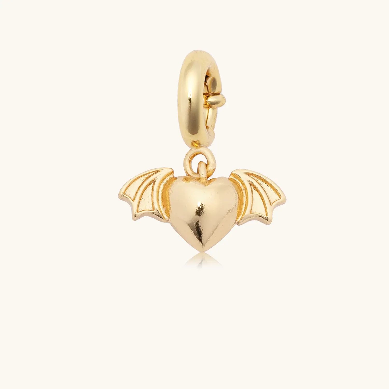 Bat Heart Charm