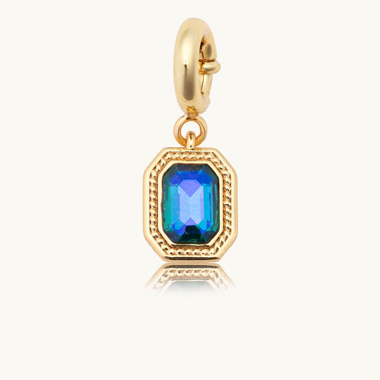 Sapphire Gem Charm