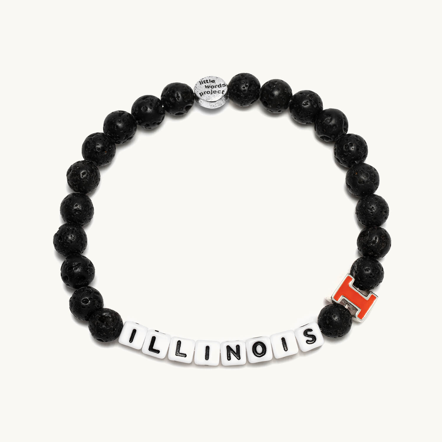 Illinois™ Lava Stone- University of Illinois™ Bracelet