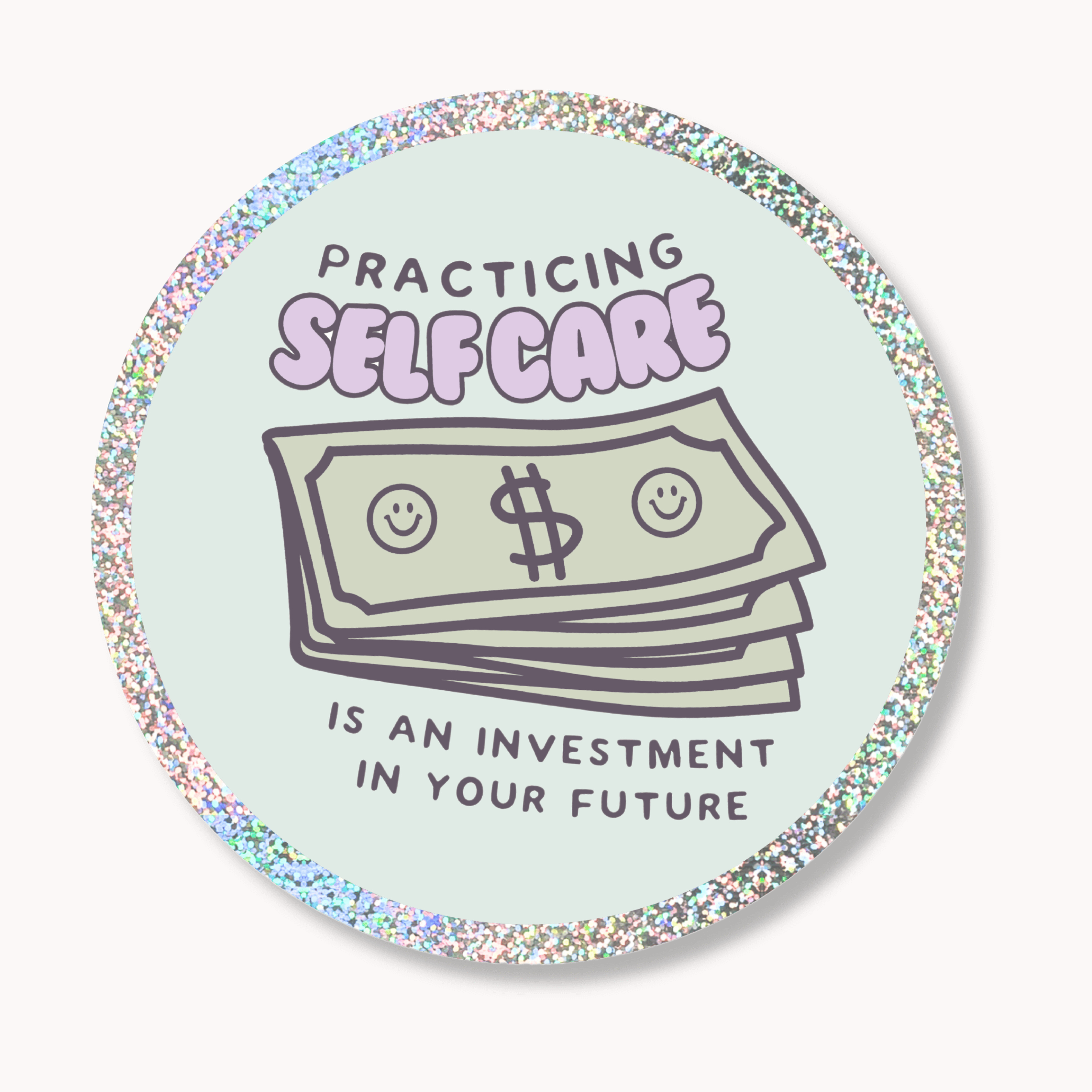 Invest in You Sticker- The Power of Little Words Sticker