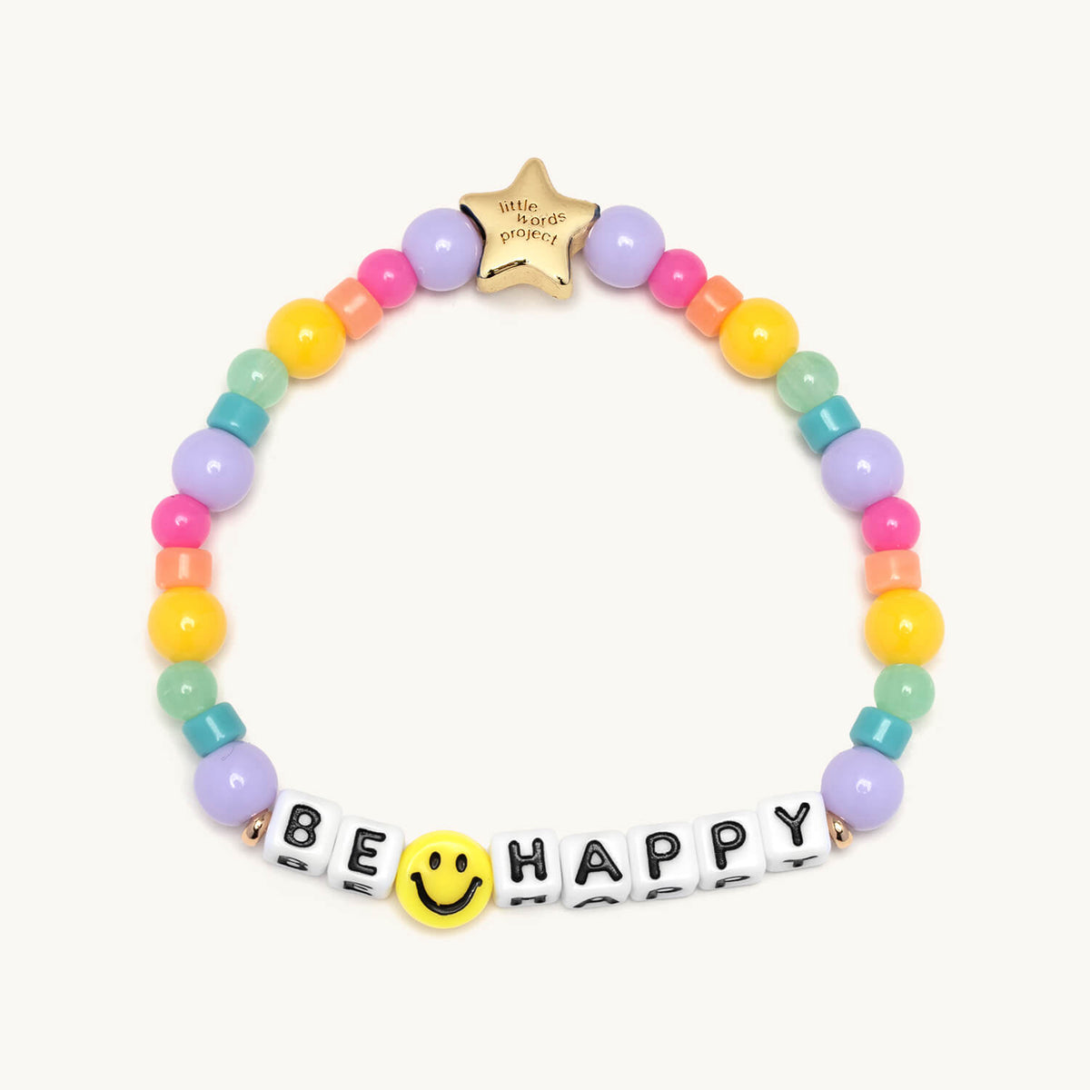 Be Happy Bracelet – Kids | Positivity Bracelet – Little Words Project