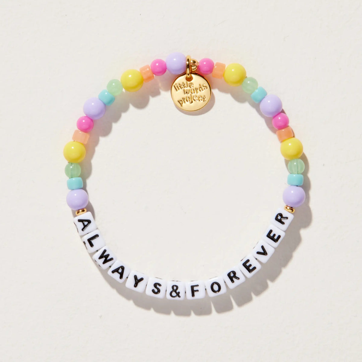 Always & Forever bracelet flat lay