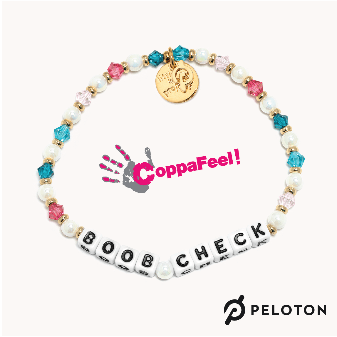 Boob Check- Peloton x LWP Bracelet