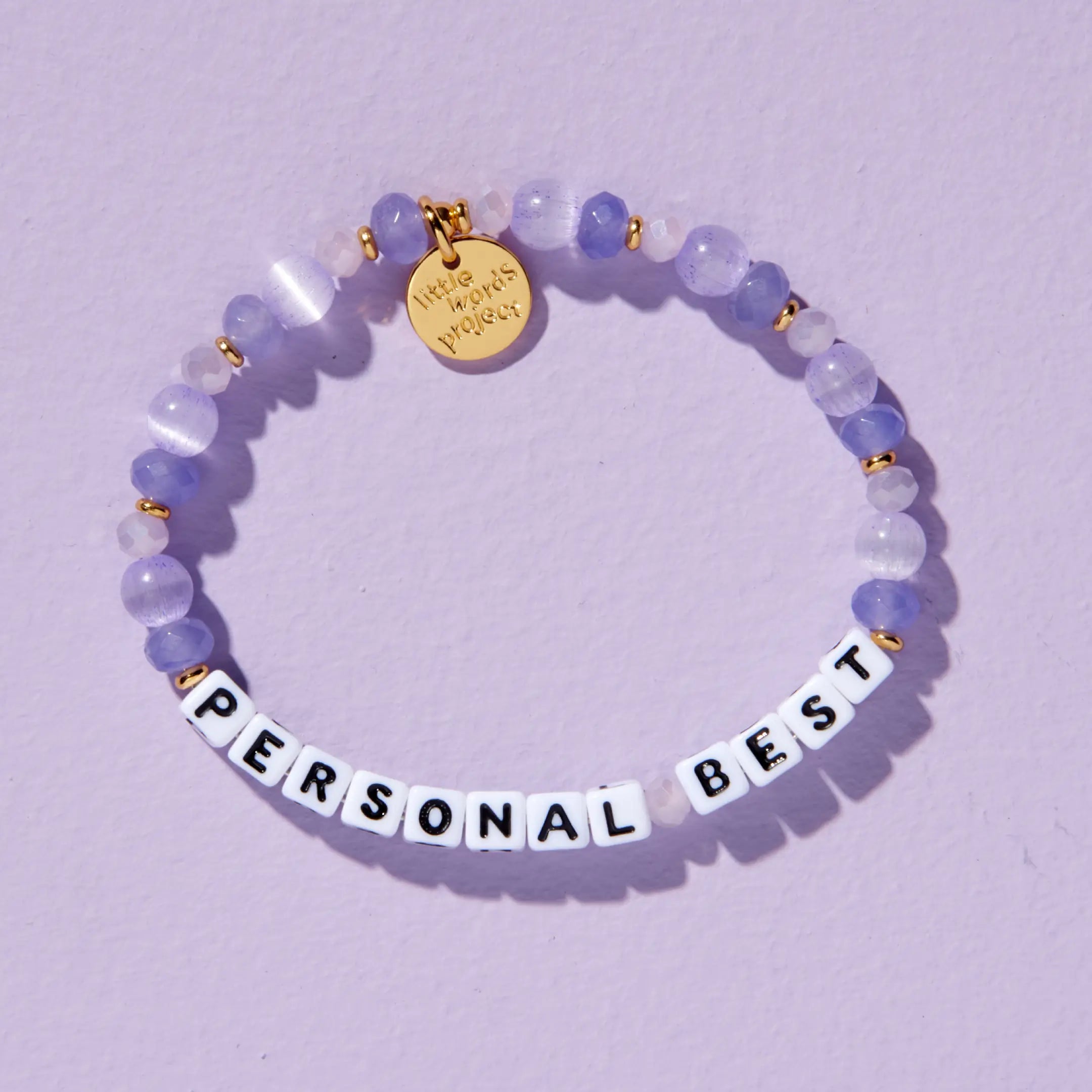 Little Words Project Personal Best bracelet, on-model lifestyle shot