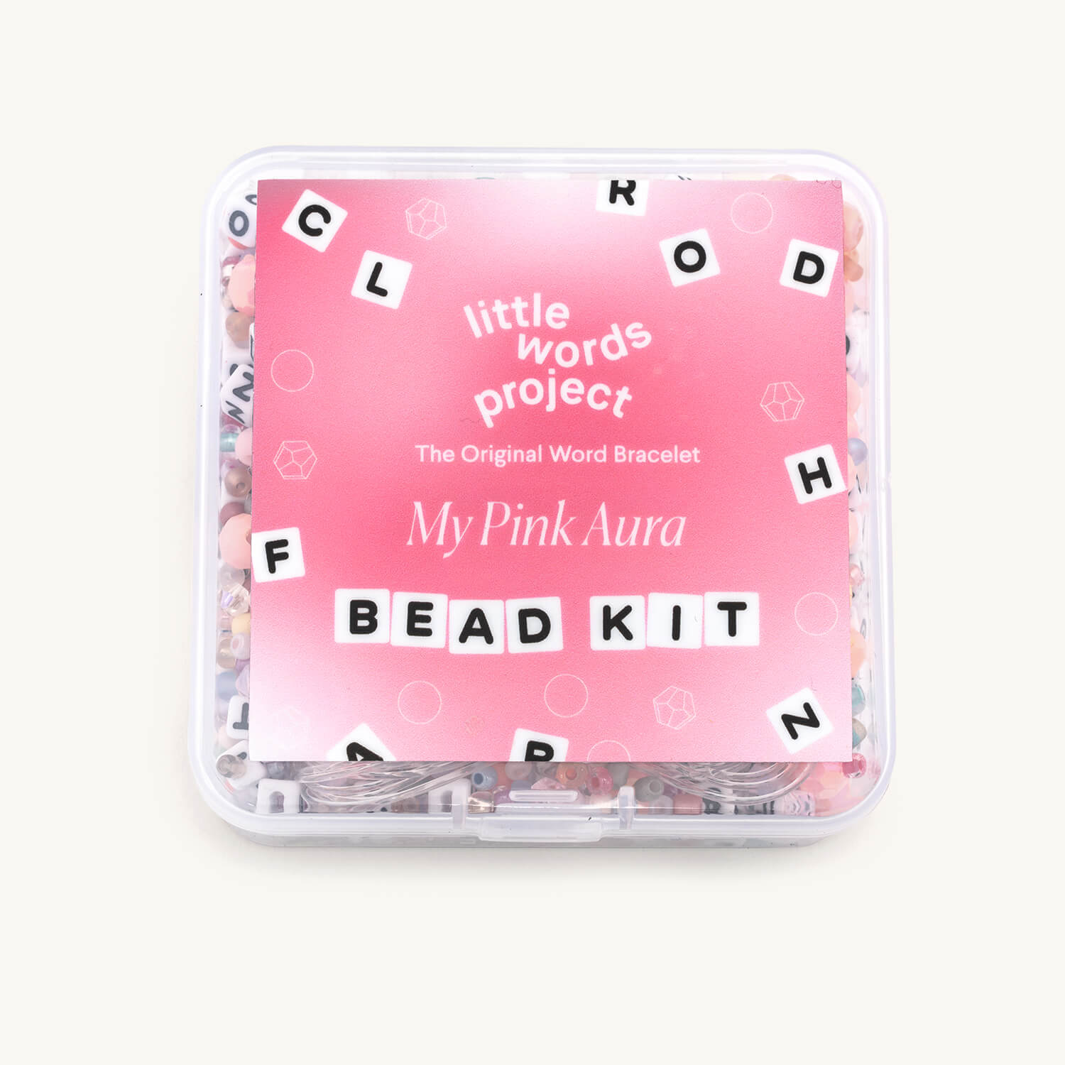 Pink Aura Bead Kit front