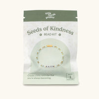 Grow Bead Kit — flat-lay of loose beads in earthy green and neutral tones