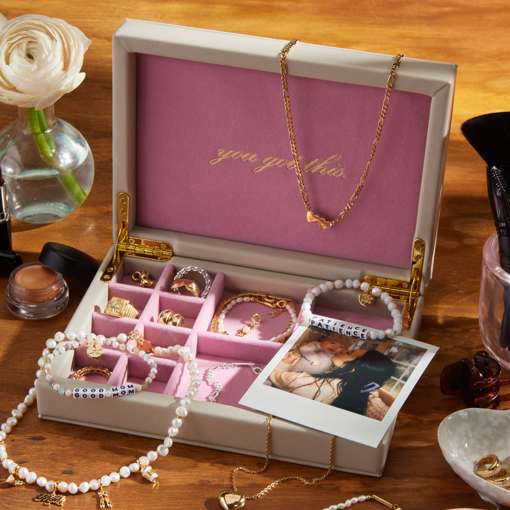 You Got This Jewelry Box with Products Inside