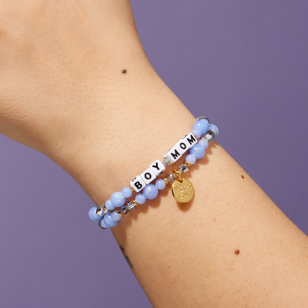 Boy Mom Bracelet on Wrist
