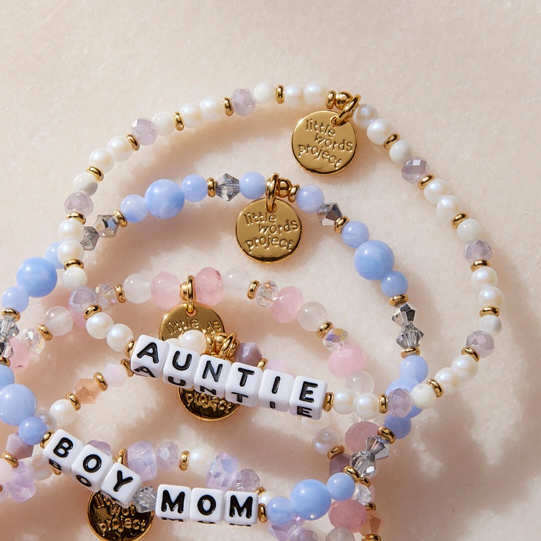 Auntie and Boy Mom Bracelet