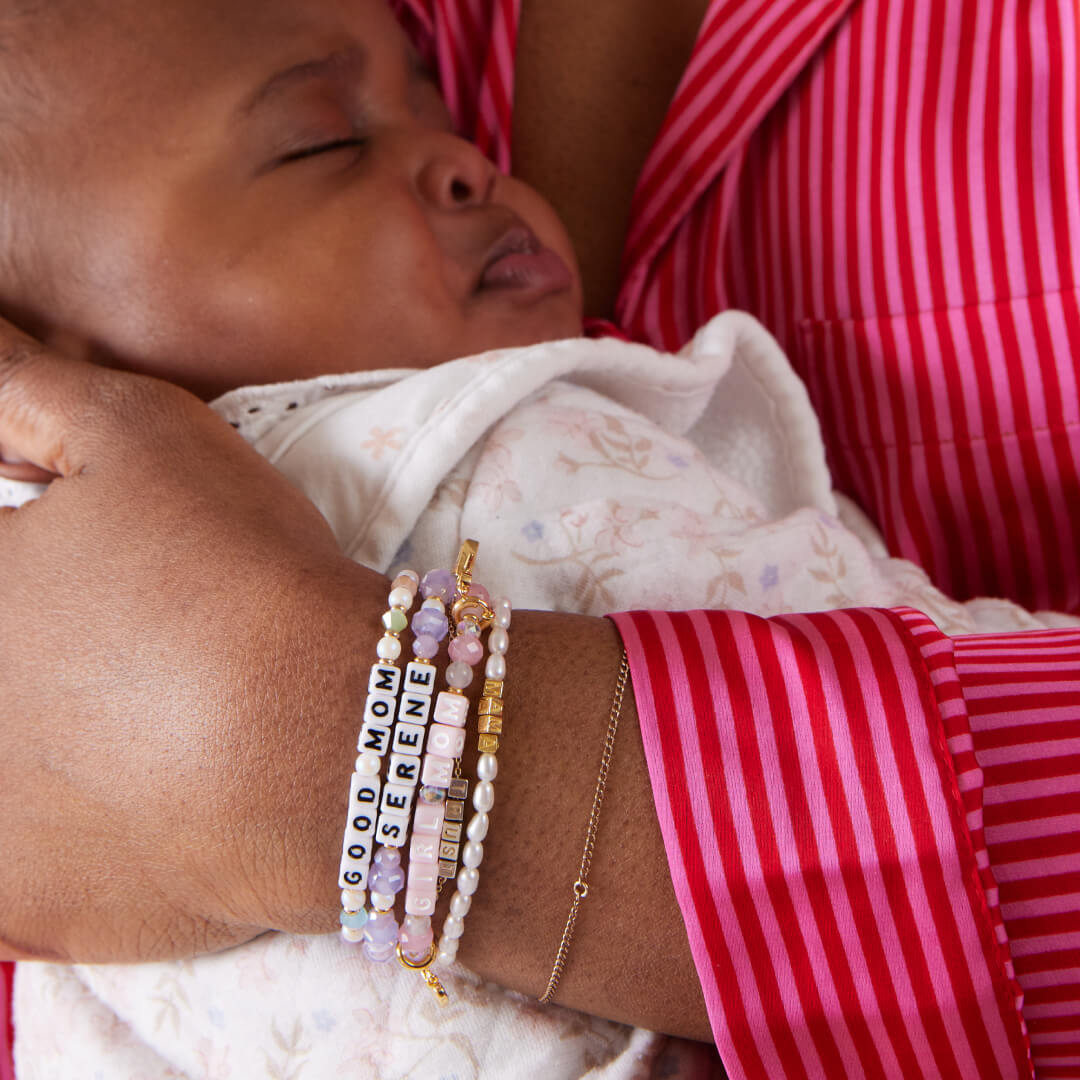 Bracelet Stack on Wrist