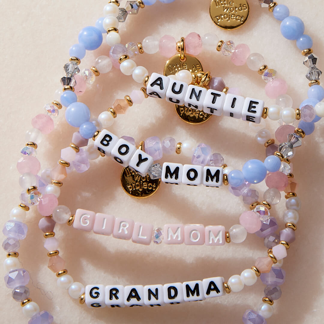 Auntie, Boy Mom, Girl Mom, and Grandma Bracelets