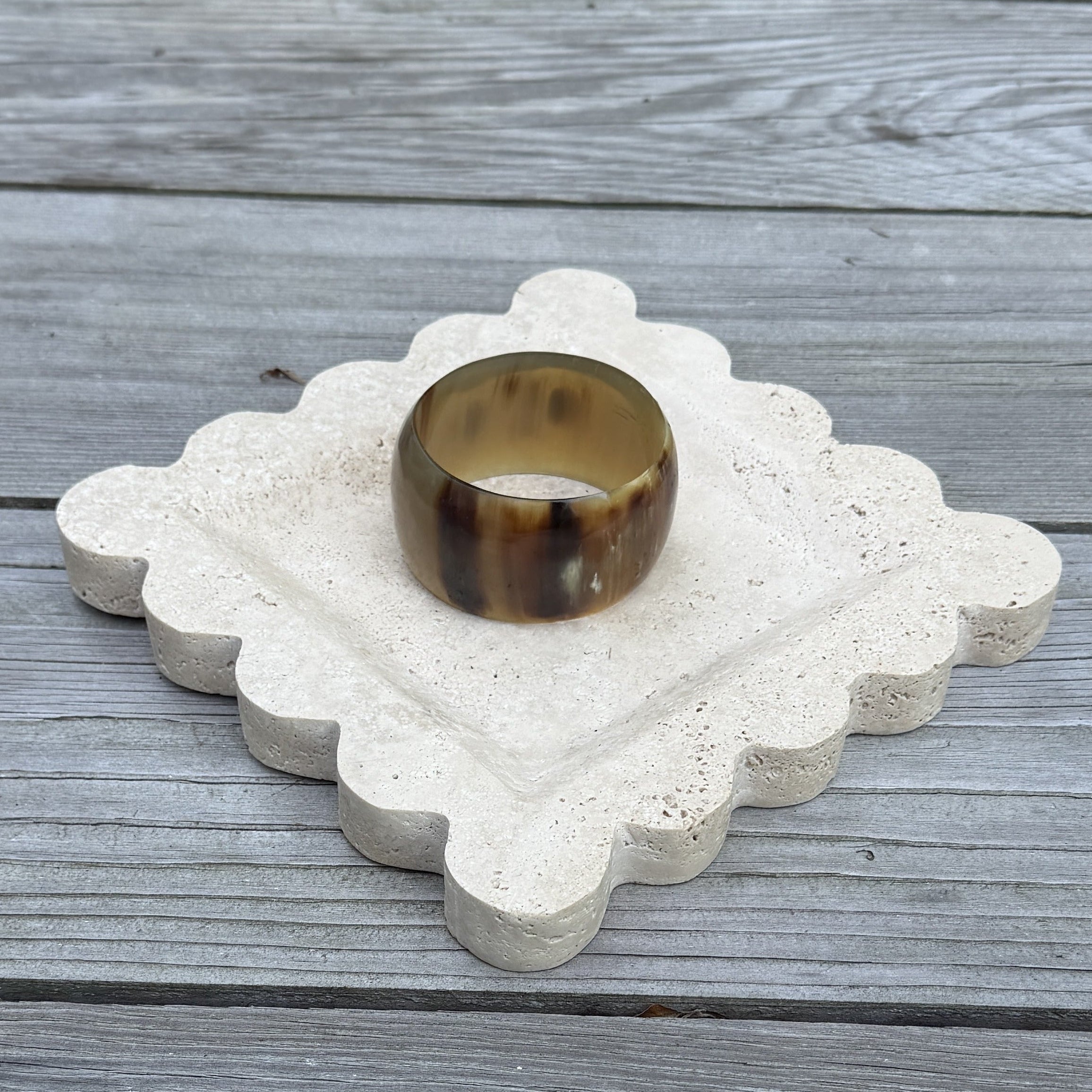 Large Brown Resin Cuff