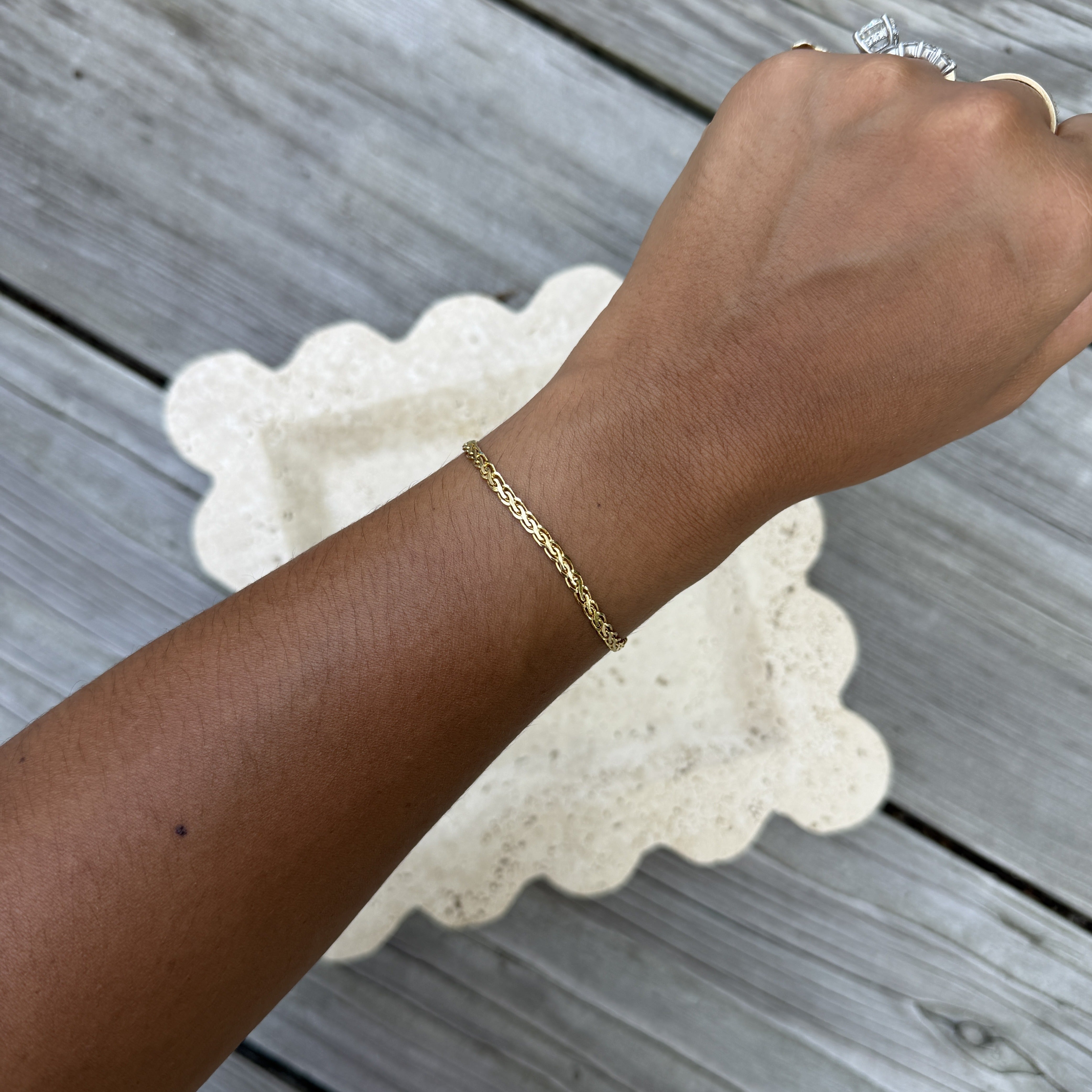 Dainty Gold Chain Bracelet