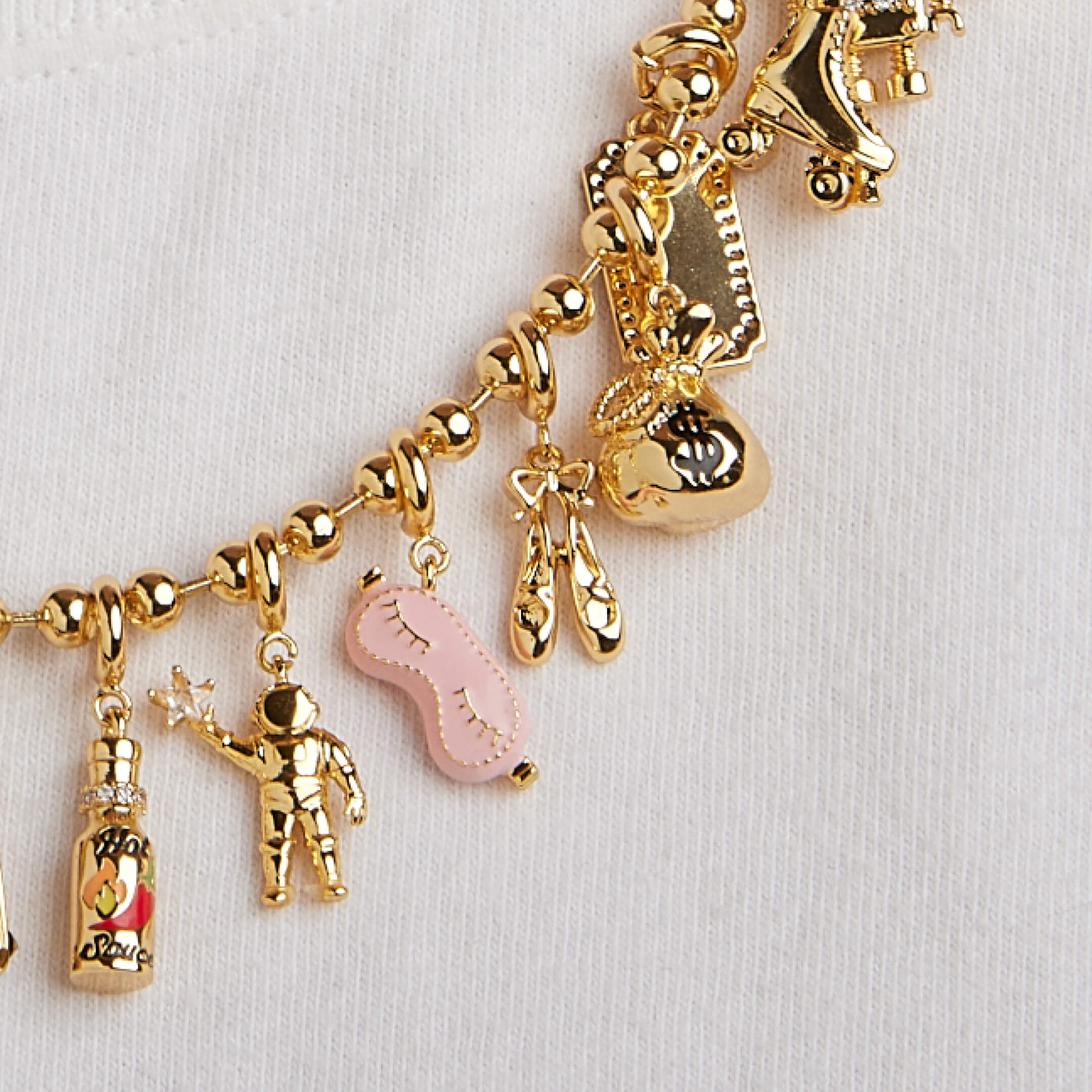 Ballet Slippers Charm bracelet