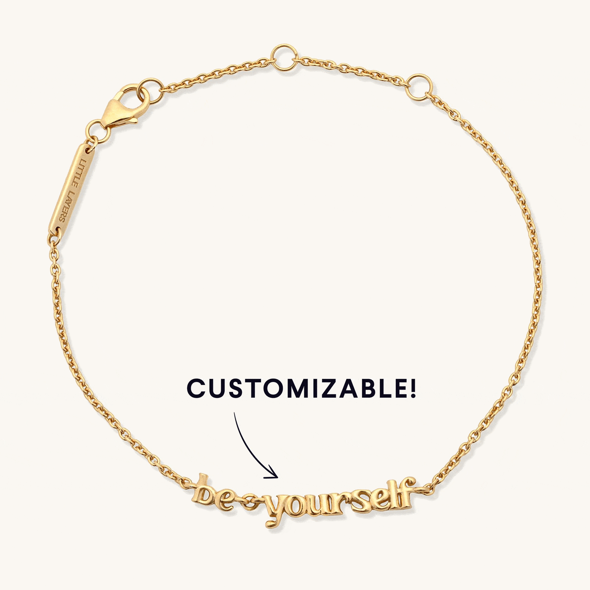 Custom Nameplate Bracelet
