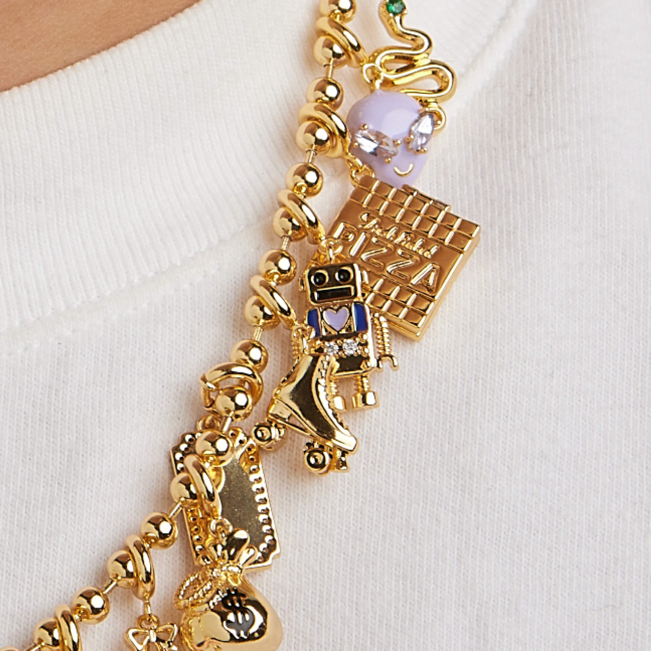 Robot Charm bracelet