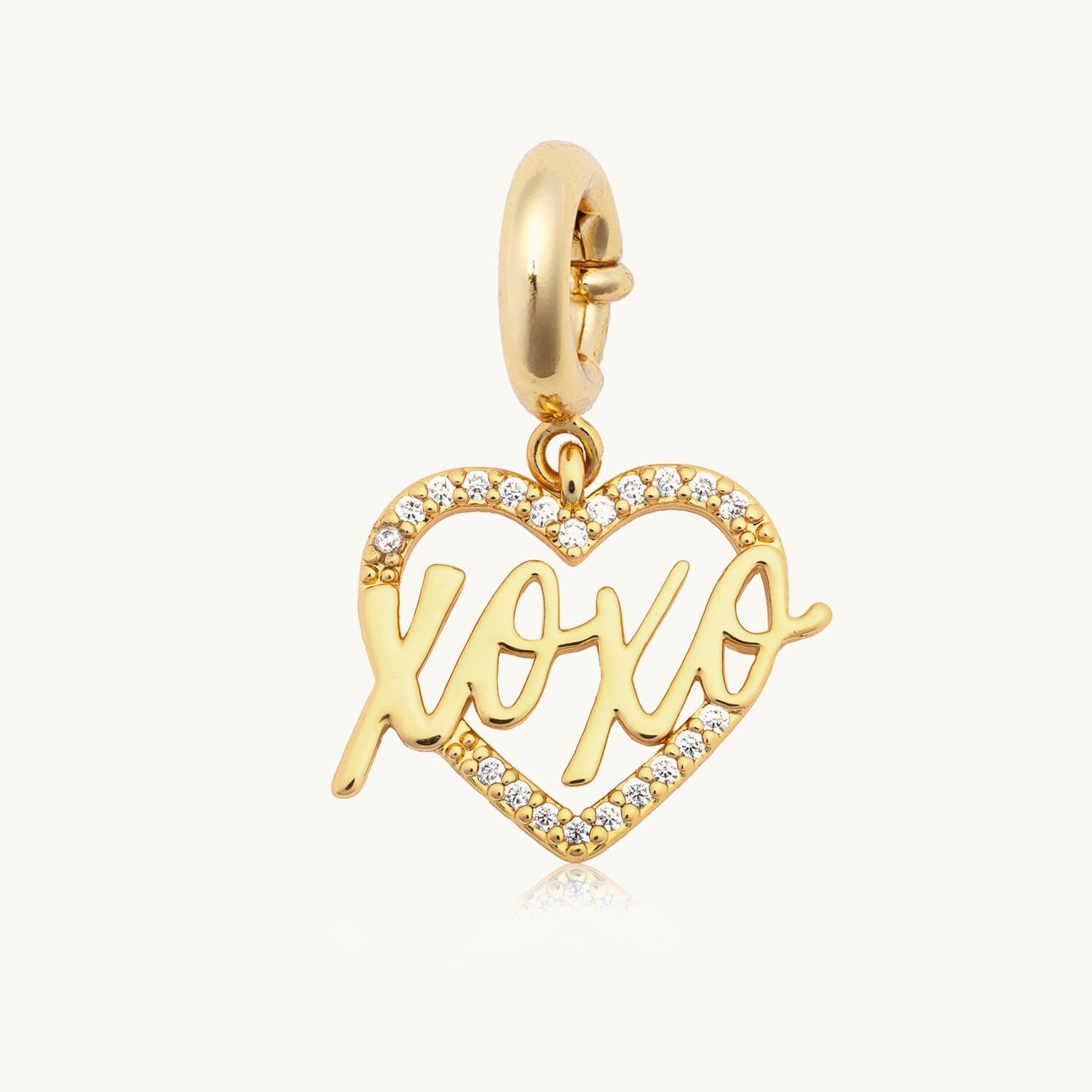 XOXO Heart Charm