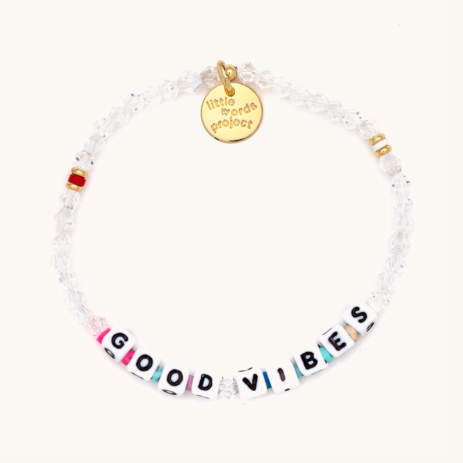 The Good Vibes DIY Stretchy Bracelet Jewelry Making Bead Kit 