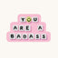 Badass Sticker