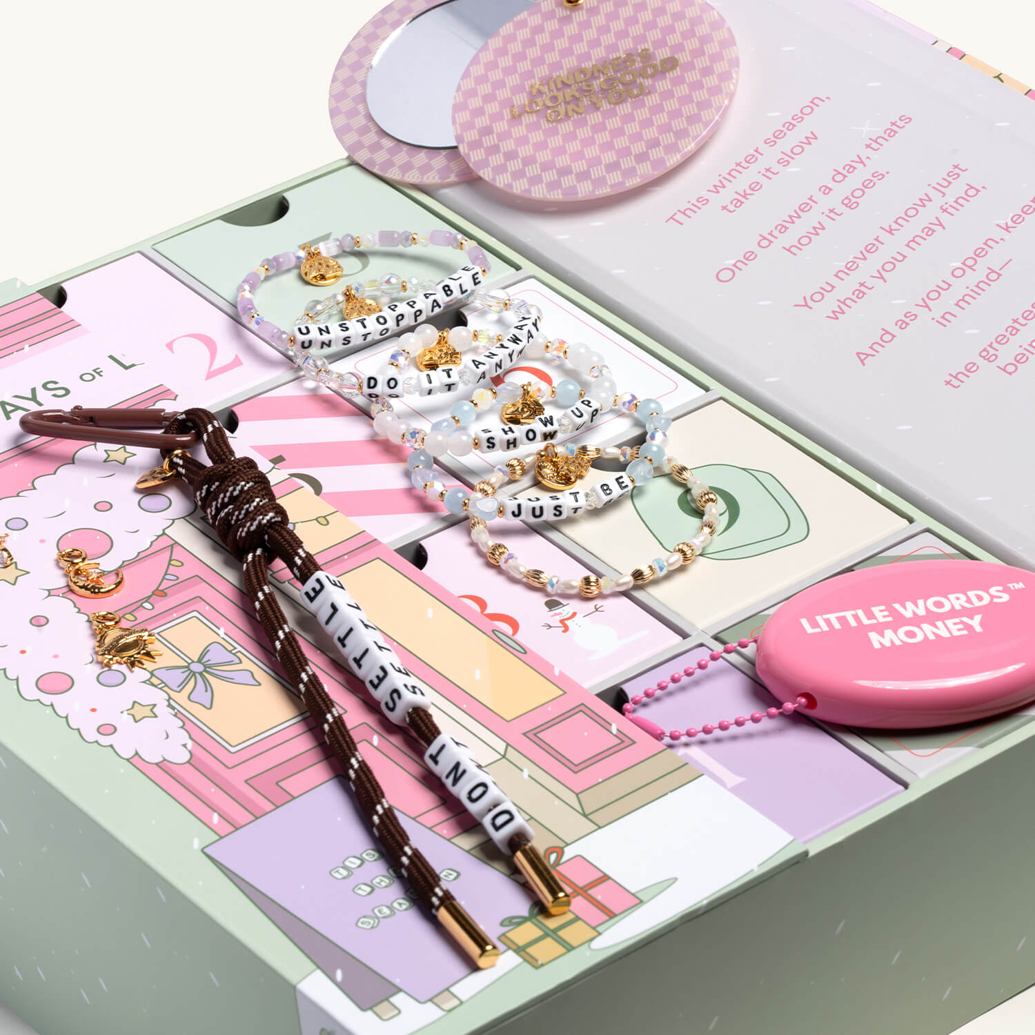 Product sitting on top of the Advent Calendar