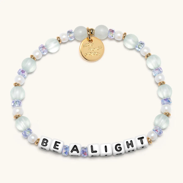 draw MILK BEADS BRACELET（BEADS:L） Be a Light Bracelet | Kindness & Positivity | Little Words Project