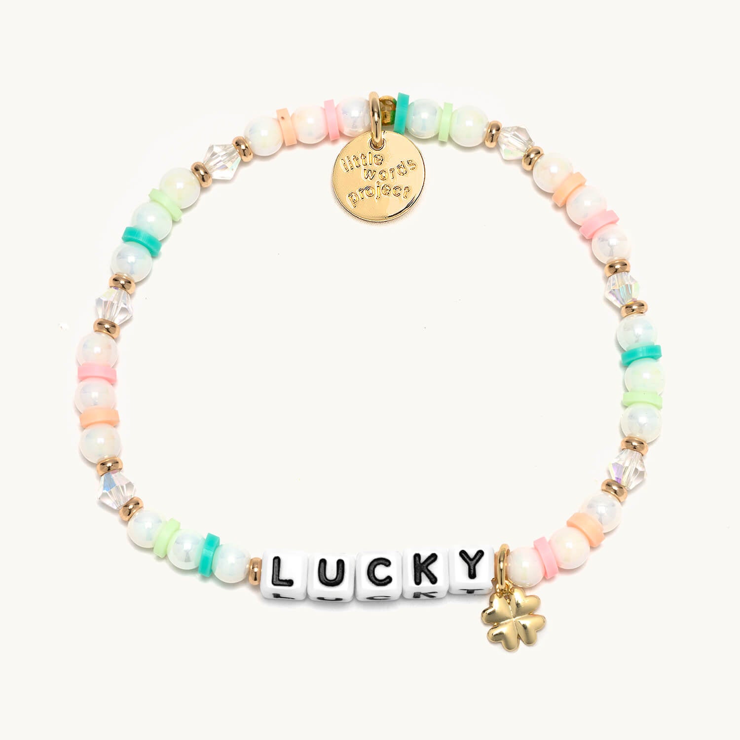 Lucky- Little Words Project Bracelet 