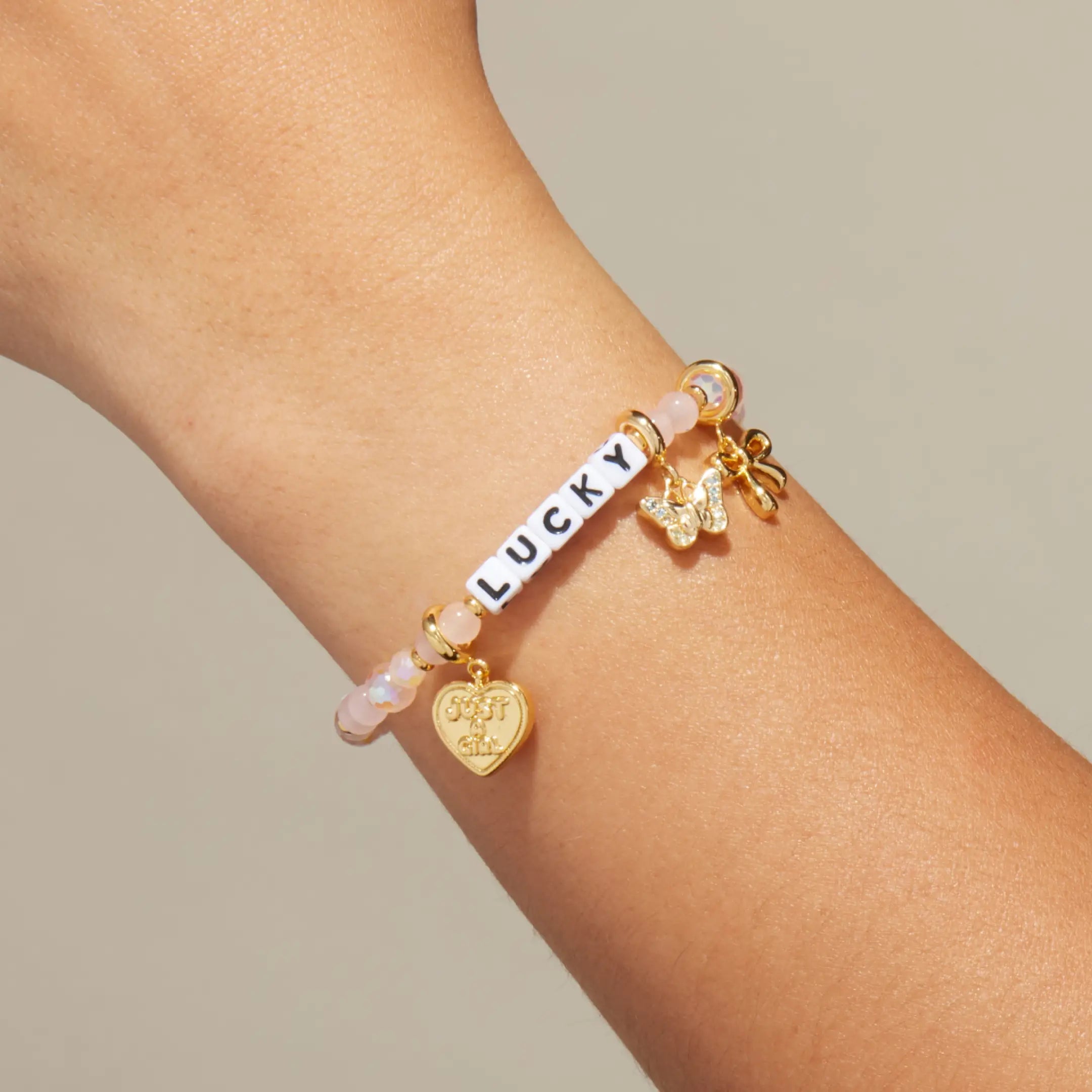 Gemstone Butterfly Charm