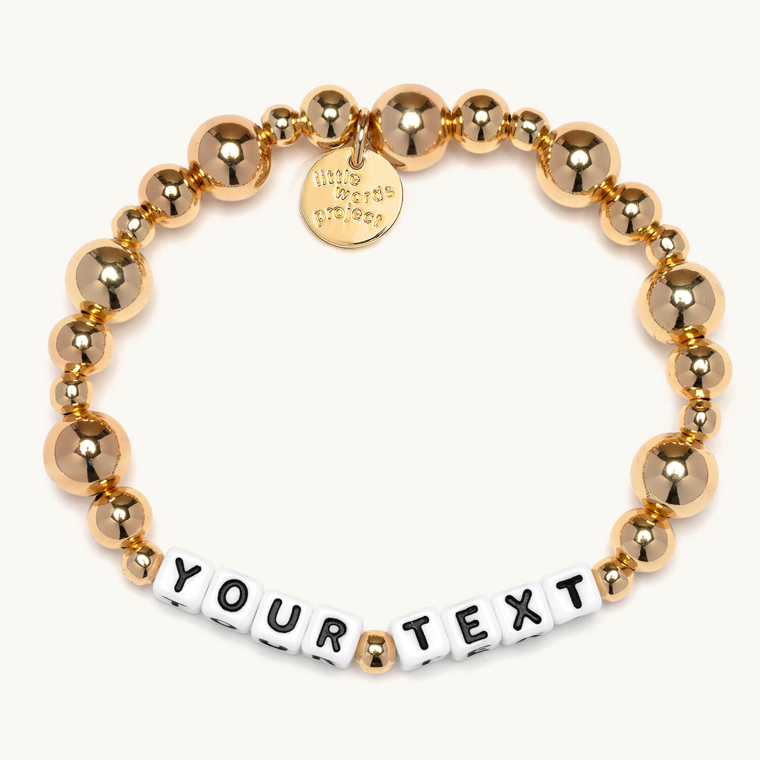 Custom Gold Bubbles Bracelet