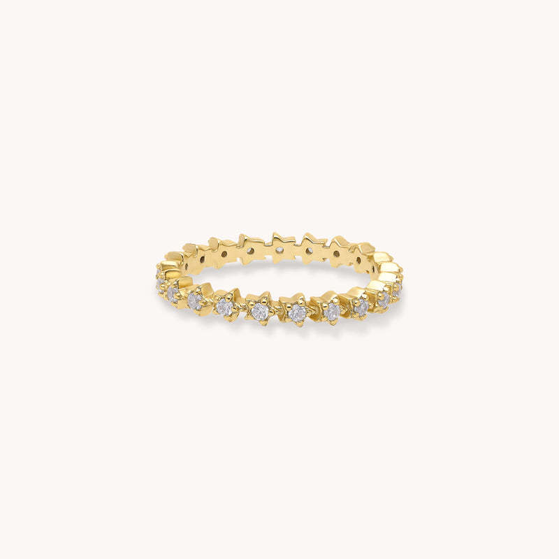 Infinity CZ Star Ring