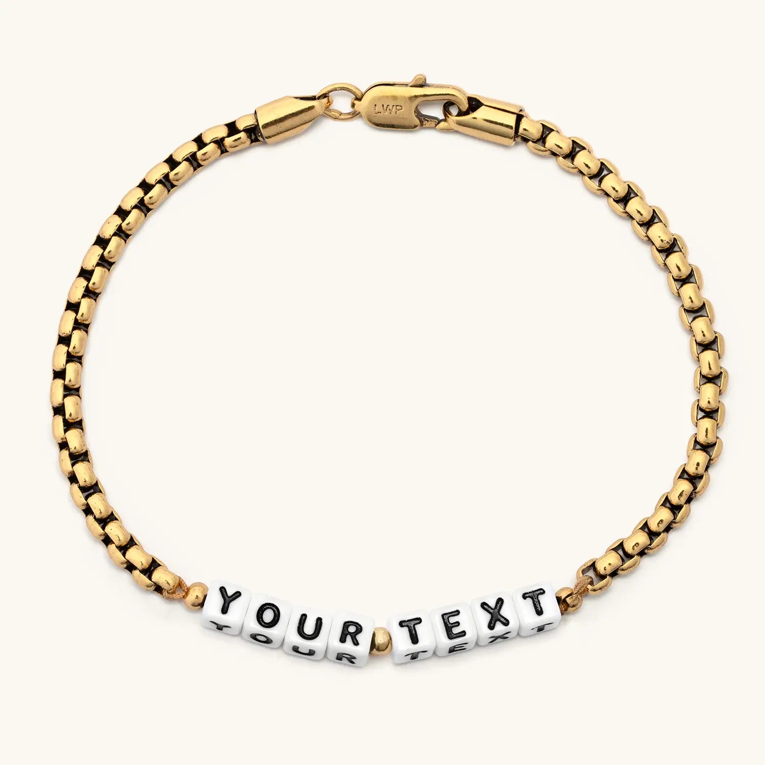Custom Gold Antique Chain Bracelet