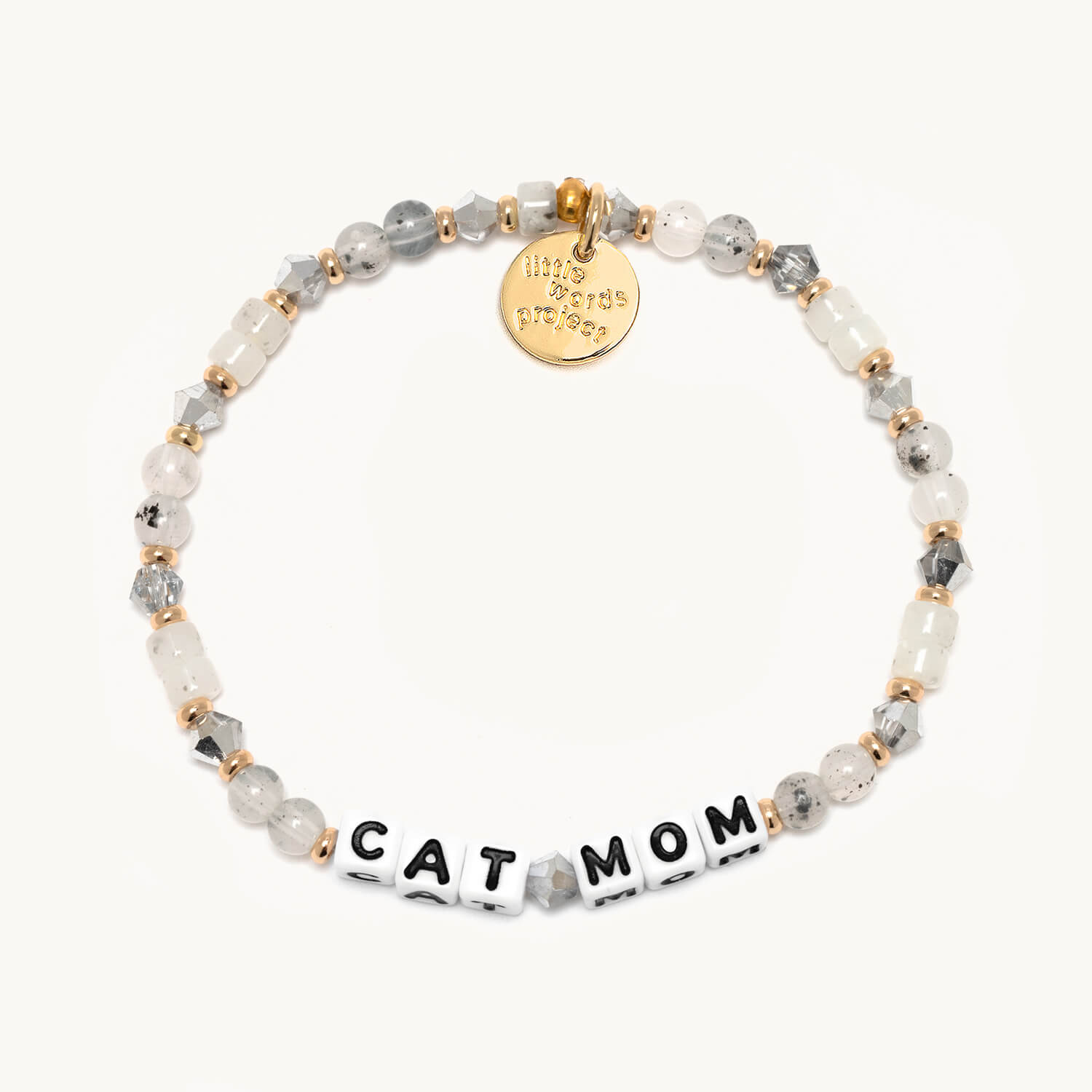 Cat Mom- Little Words Project Bracelet