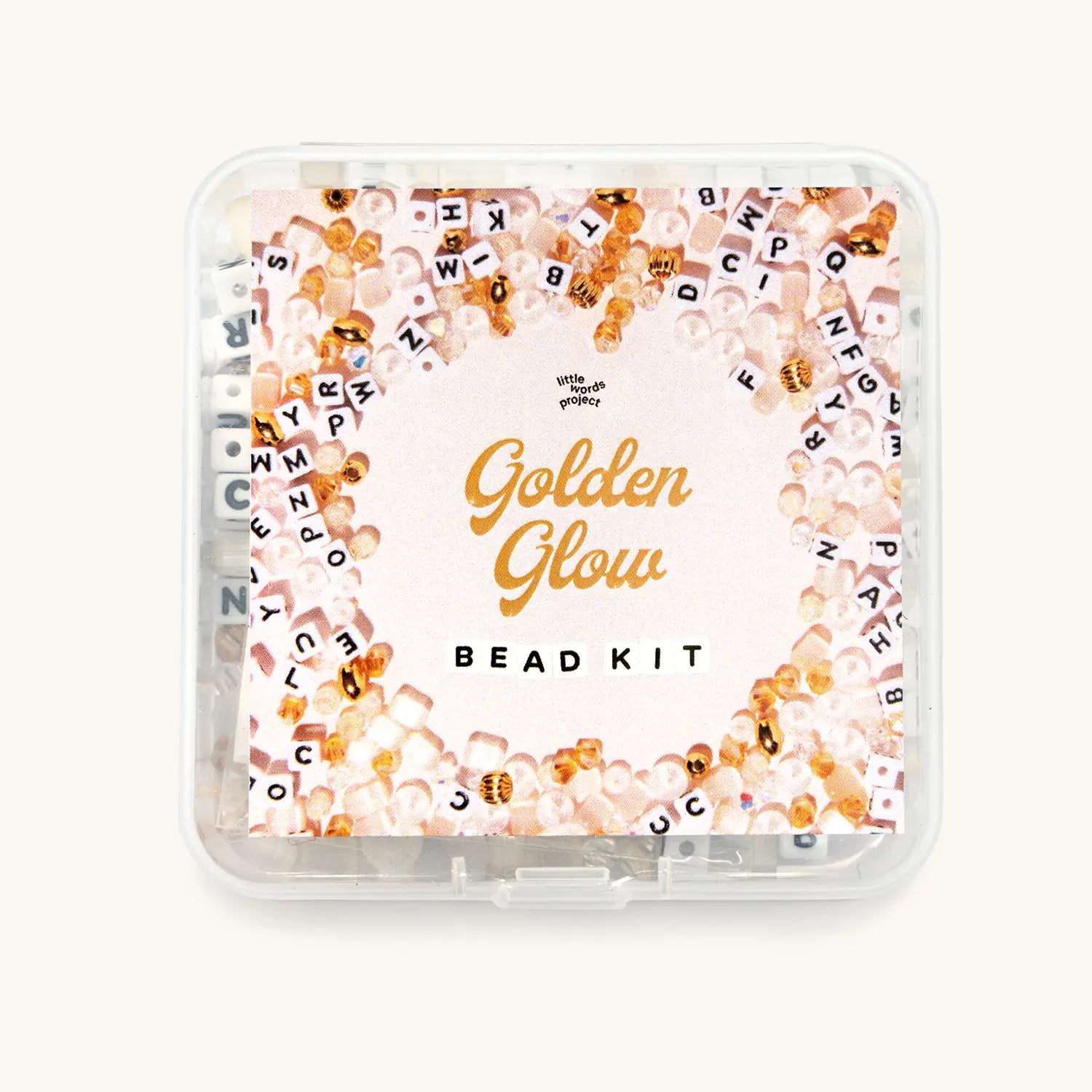 Golden Glow Bead Kit front of box packaging