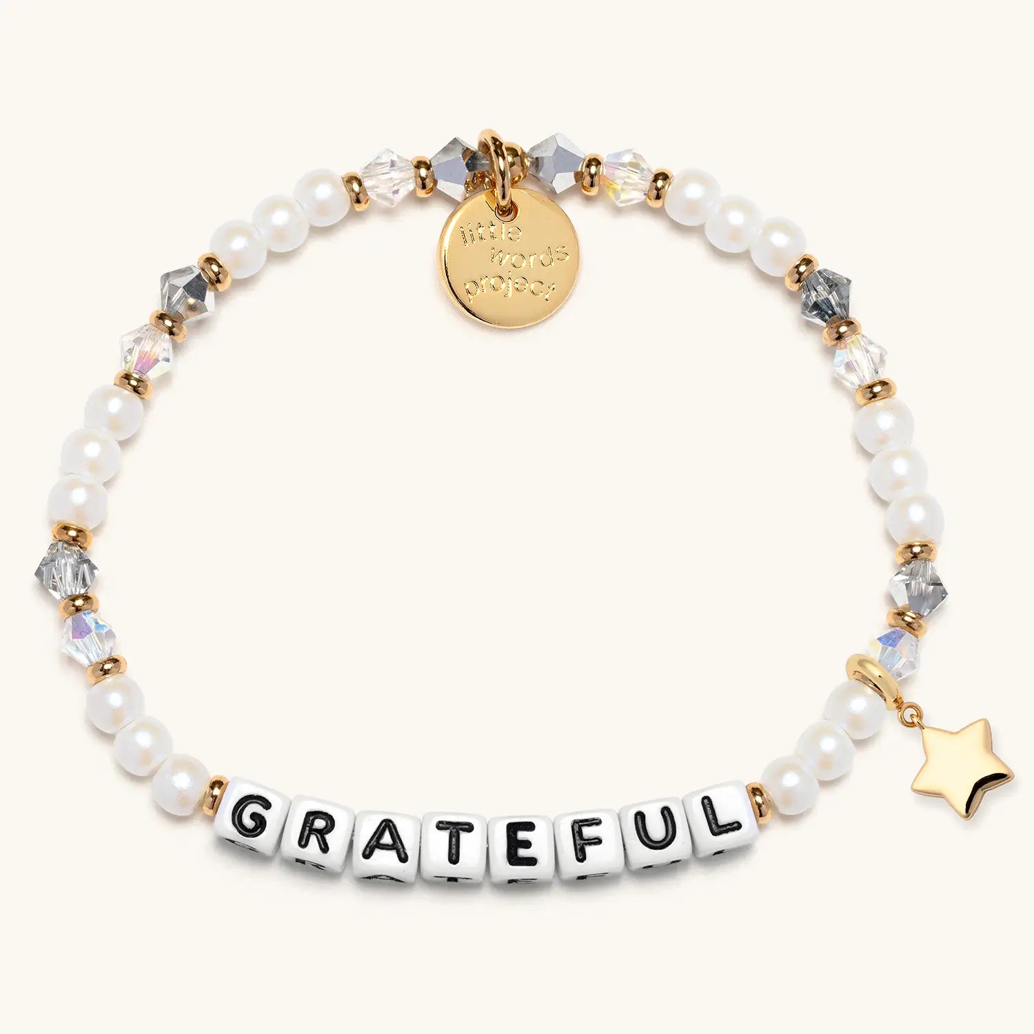 Grateful with Puffy Star Charm