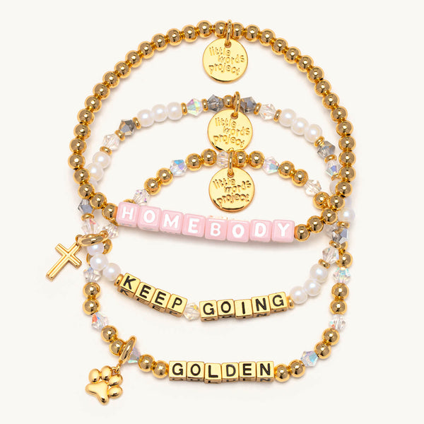 Holley Gabrielle Stack | Beaded Bracelet Set – Little Words Project