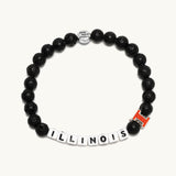 Illinois™ Lava Stone- University of Illinois™ Bracelet
